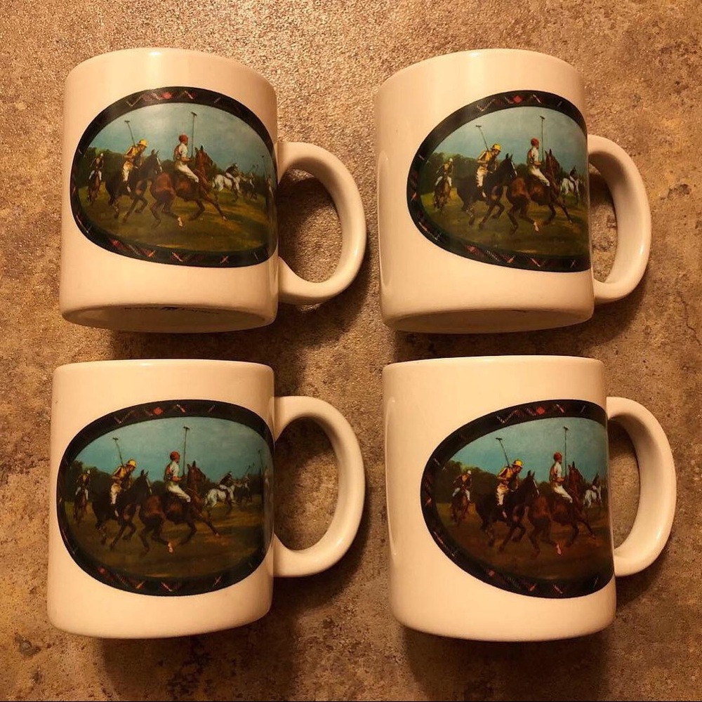 LIMITED EDITION POLO RALPH LAUREN COFFEE MUGS